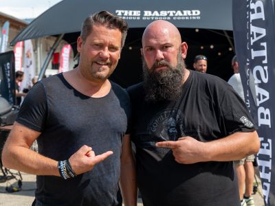 Karl Heinz Drews (DMAX: BQ KINGS)  und Mike Süsser (KABEL1: Mein Lokal Dein Lokal)  Credit Robert Harson